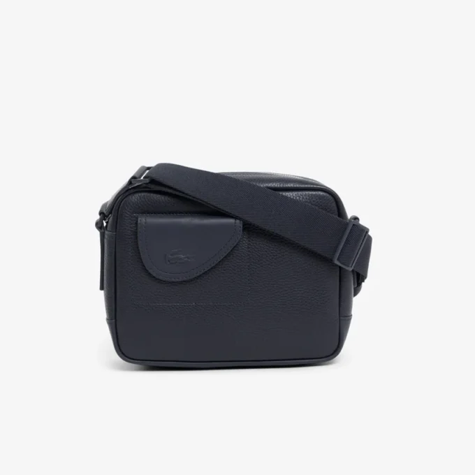 Borsa a tracolla in pelle martellata Lacoste Club Borsa a tracolla in pelle martellata Lacoste Club