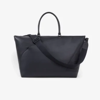 Borsa da weekend in pelle martellata Lacoste Club