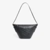 Borsa Hobo in pelle goffrata Maheki