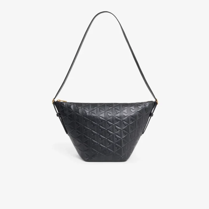 Borsa Hobo in pelle goffrata Maheki