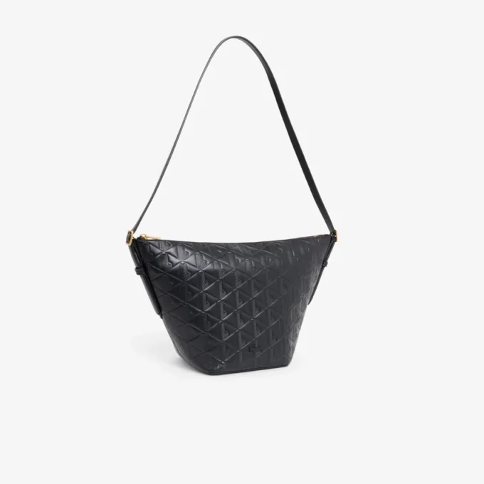 Borsa Hobo in pelle goffrata Maheki