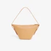 Borsa Hobo piccola in pelle goffrata Maheki