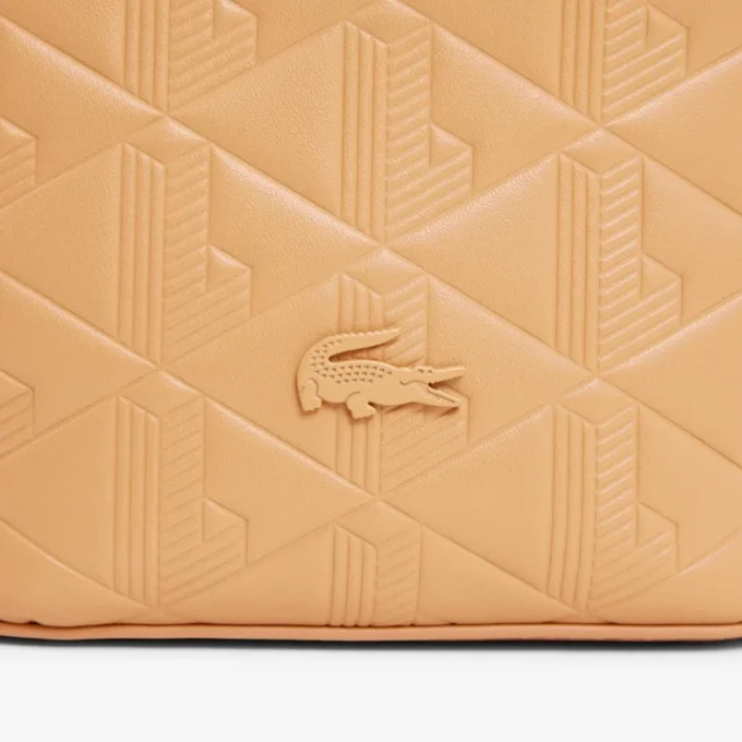 Borsa Hobo piccola in pelle goffrata Maheki