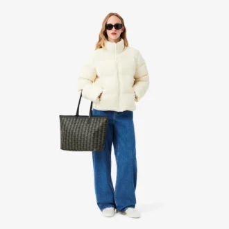 Borsa Tote e pochette Zely con motivo a grana