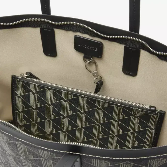 Borsa Tote e pochette Zely con motivo a grana Borsa Tote e pochette Zely con motivo a grana