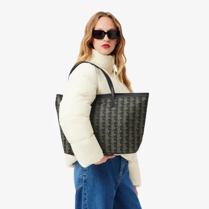 Borsa Tote e pochette Zely con motivo a grana Borsa Tote e pochette Zely con motivo a grana