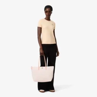 Borsa tote grande a righe L.12.12 Concept