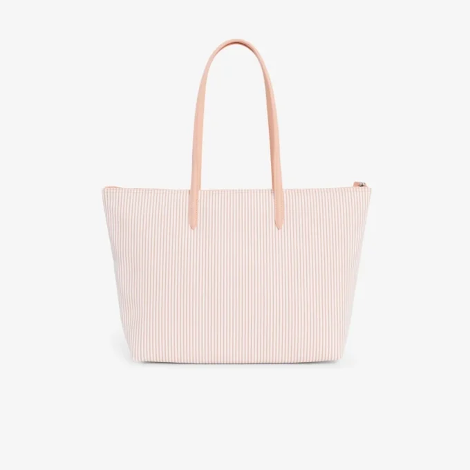 Borsa tote grande a righe L.12.12 Concept Borsa tote grande a righe L.12.12 Concept
