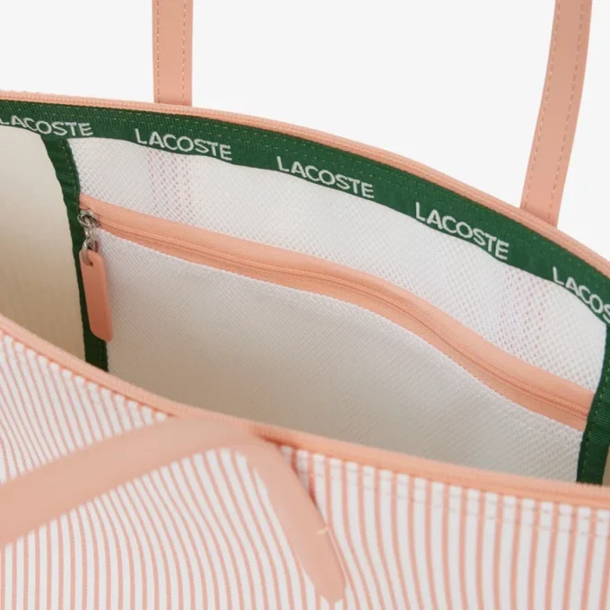 Borsa tote grande a righe L.12.12 Concept Borsa tote grande a righe L.12.12 Concept