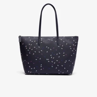 Borsa tote grande con coccodrillo