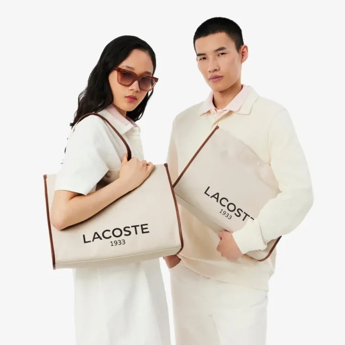 Borsa tote grande in tela Heritage