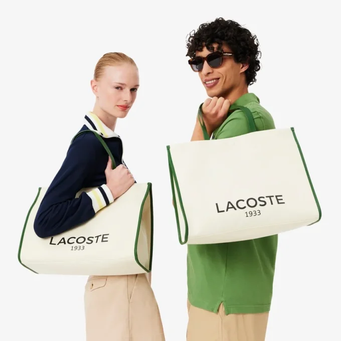 Borsa tote grande in tela Heritage