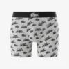 Boxer da uomo in cotone elasticizzato con stampa all-over Boxer da uomo in cotone elasticizzato con stampa all-over
