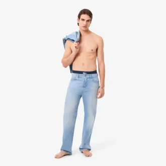 Boxer da uomo in cotone elasticizzato stampato