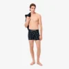 Boxer da uomo in cotone elasticizzato stampato Boxer da uomo in cotone elasticizzato stampato