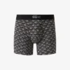 Boxer da uomo in cotone elasticizzato stampato Boxer da uomo in cotone elasticizzato stampato