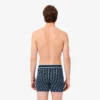 Boxer da uomo in jersey di cotone elasticizzato con monogramma Boxer da uomo in jersey di cotone elasticizzato con monogramma