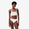 Bralette con logo in punto di rete Bralette con logo in punto di rete
