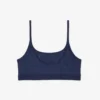 Bralette con logo in punto di rete Bralette con logo in punto di rete