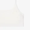 Bralette con logo in punto di rete Bralette con logo in punto di rete