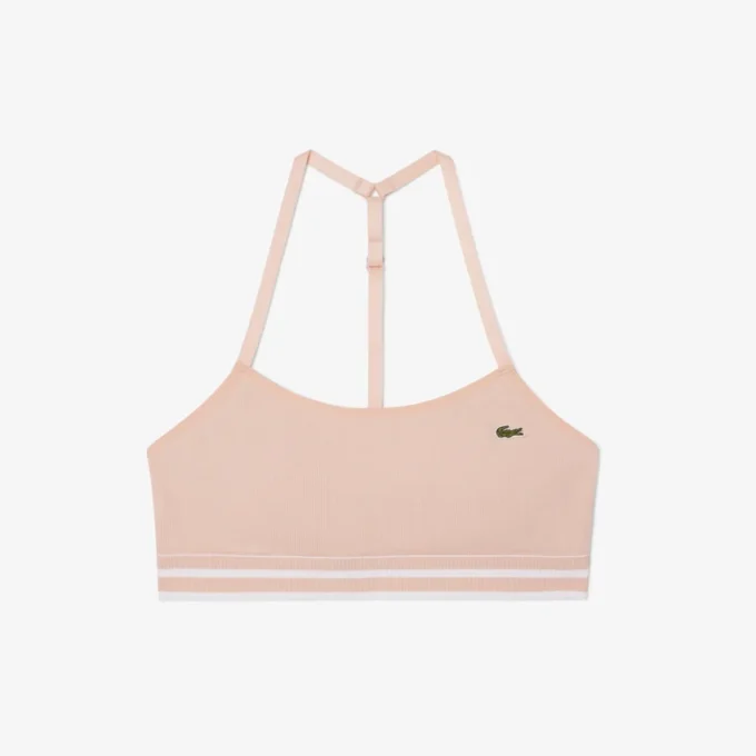 Bralette in cotone a costine Bralette in cotone a costine