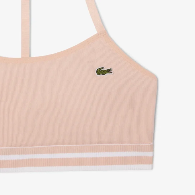 Bralette in cotone a costine Bralette in cotone a costine