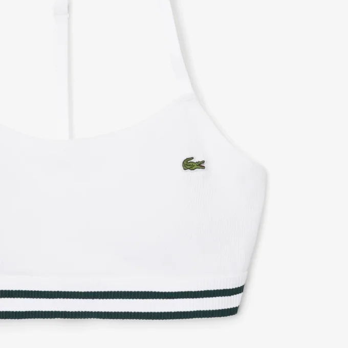 Bralette in cotone a costine Bralette in cotone a costine