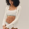 Bralette in cotone a costine Bralette in cotone a costine