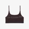 Bralette in rete con dettaglio coccodrillo Bralette in rete con dettaglio coccodrillo