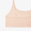Bralette in rete con dettaglio coccodrillo Bralette in rete con dettaglio coccodrillo