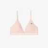 Bralette triangolare in cotone a costine Bralette triangolare in cotone a costine