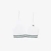 Bralette triangolare in cotone a costine Bralette triangolare in cotone a costine