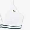 Bralette triangolare in cotone a costine Bralette triangolare in cotone a costine