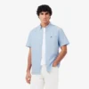 Camicia a quadretti da uomo a maniche corte e vestibilità regolare Camicia a quadretti da uomo a maniche corte e vestibilità regolare