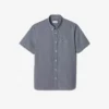 Camicia a quadretti da uomo a maniche corte e vestibilità regolare Camicia a quadretti da uomo a maniche corte e vestibilità regolare