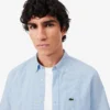 Camicia a quadretti da uomo a maniche corte e vestibilità regolare Camicia a quadretti da uomo a maniche corte e vestibilità regolare