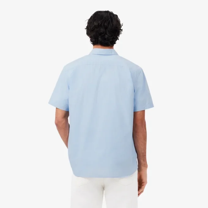 Camicia a quadretti da uomo a maniche corte e vestibilità regolare Camicia a quadretti da uomo a maniche corte e vestibilità regolare
