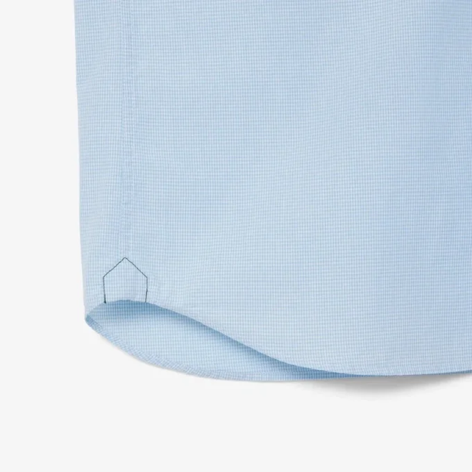 Camicia a quadretti da uomo a maniche corte e vestibilità regolare Camicia a quadretti da uomo a maniche corte e vestibilità regolare