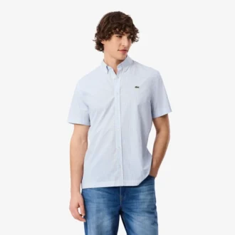 Camicia a quadri a maniche corte, vestibilità regolare