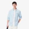 Camicia a quadri elasticizzata da uomo, vestibilità regolare Camicia a quadri elasticizzata da uomo, vestibilità regolare
