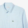 Camicia a quadri elasticizzata da uomo, vestibilità regolare Camicia a quadri elasticizzata da uomo, vestibilità regolare