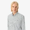Camicia a righe in cotone pinpoint da uomo, vestibilità regolare Camicia a righe in cotone pinpoint da uomo, vestibilità regolare