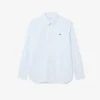 Camicia a righe in cotone pinpoint da uomo, vestibilità regolare Camicia a righe in cotone pinpoint da uomo, vestibilità regolare