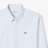 Camicia a righe in cotone pinpoint da uomo, vestibilità regolare Camicia a righe in cotone pinpoint da uomo, vestibilità regolare
