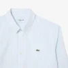 Camicia a righe in cotone pinpoint da uomo, vestibilità regolare Camicia a righe in cotone pinpoint da uomo, vestibilità regolare
