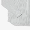Camicia a righe in cotone pinpoint da uomo, vestibilità regolare Camicia a righe in cotone pinpoint da uomo, vestibilità regolare