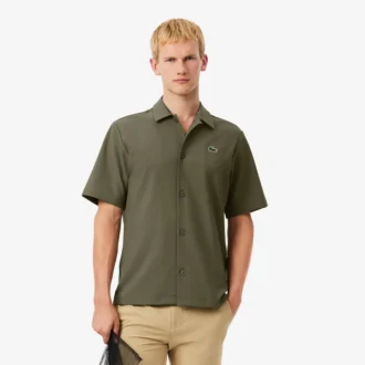 Camicia da Golf elasticizzata stampata Ultra Dry da uomo