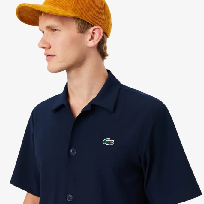 Camicia da Golf elasticizzata stampata Ultra Dry da uomo Camicia da Golf elasticizzata stampata Ultra Dry da uomo