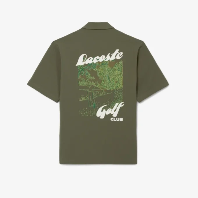Camicia da Golf elasticizzata stampata Ultra Dry da uomo Camicia da Golf elasticizzata stampata Ultra Dry da uomo