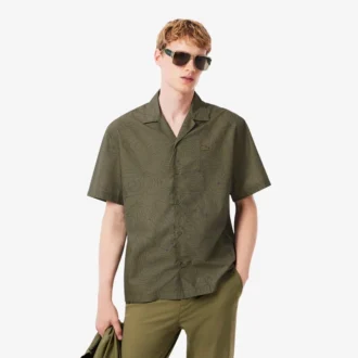 Camicia da uomo a maniche corte dal taglio morbido